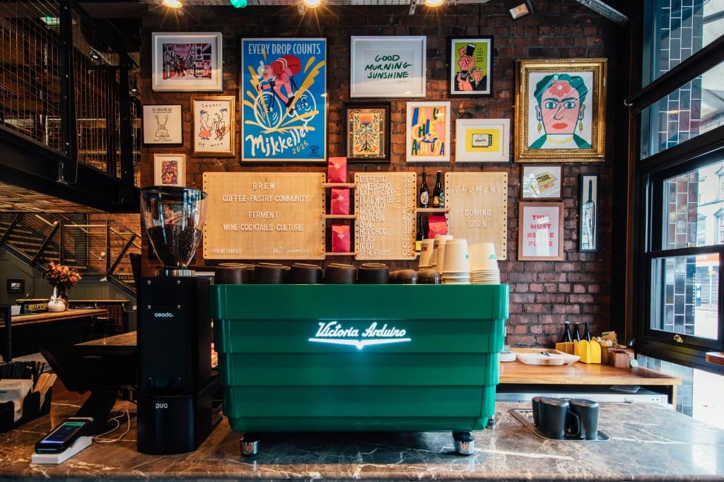 Interior of Brew+Ferment.