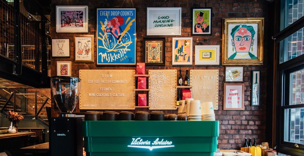 Brew+Ferment wall art.